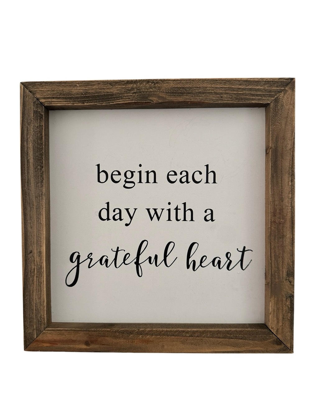 Rustic Farmhouse Wall Art Set Be Kind Grateful Heart Wood Signs - Picture 4 of 8